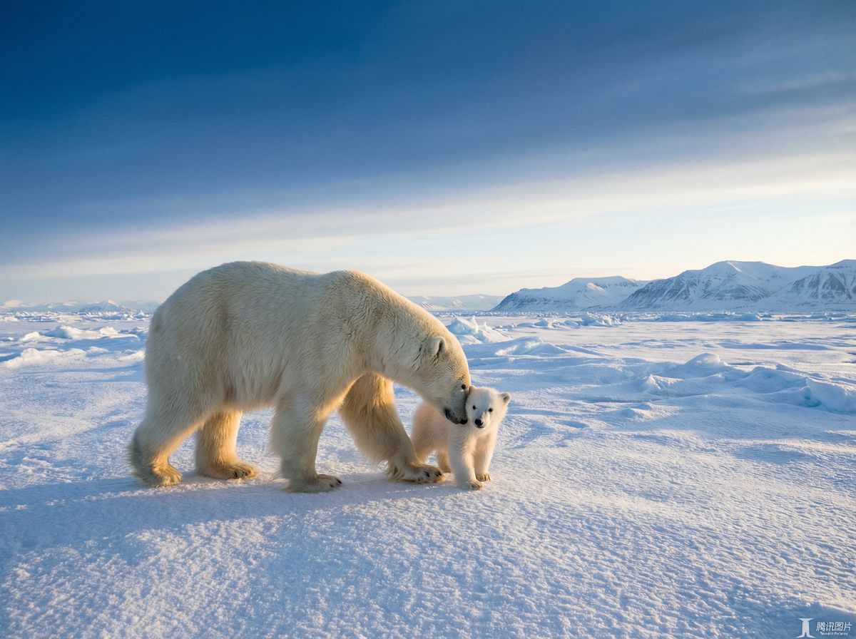 海角网视频-北极熊母子