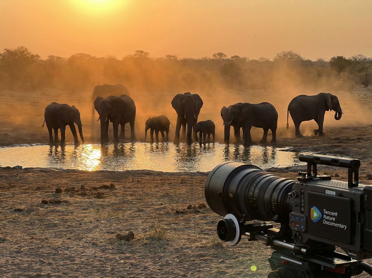 海角网视频-非洲象群